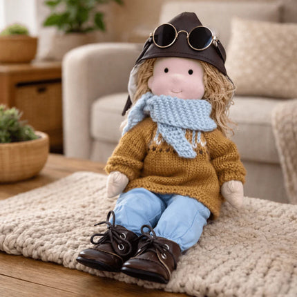 Handmade Kids Doll Toy for Creative Play | Classic Mini Doll for Imaginative Storytelling