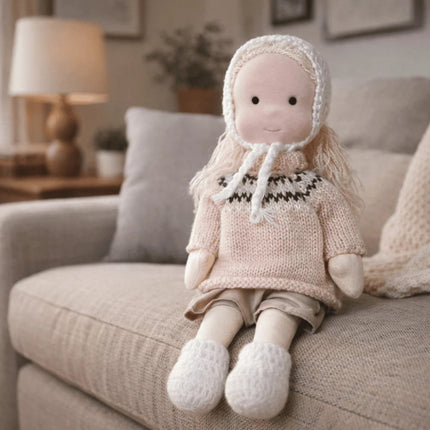 Handmade Kids Doll Toy for Creative Play | Classic Mini Doll for Imaginative Storytelling