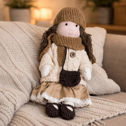 Handmade Kids Doll Toy for Creative Play | Classic Mini Doll for Imaginative Storytelling