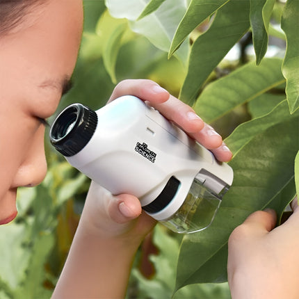 Portable Kids Microscope with LED Illumination | Handheld Pocket Design for Easy Exploration