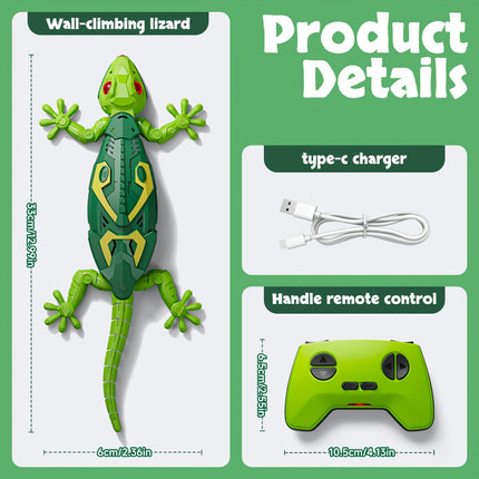 Remote Control Lizard Toy with Wall Climbing Action | Engaging Indoor Play for Kids Ages 5+