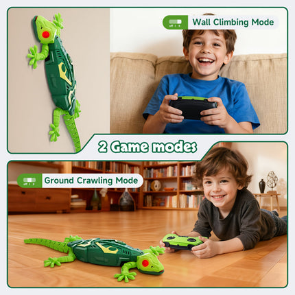 Remote Control Lizard Toy with Wall Climbing Action | Engaging Indoor Play for Kids Ages 5+