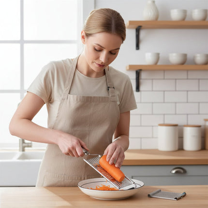 Stainless Steel Vegetable Slicer Mandoline Cutter Set | Ergonomic Design for Precision Cutting and Grating