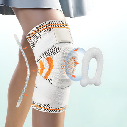 Knee Brace Compression Sleeve with Adjustable Support | Enhanced Stability for Sports and Daily Activities