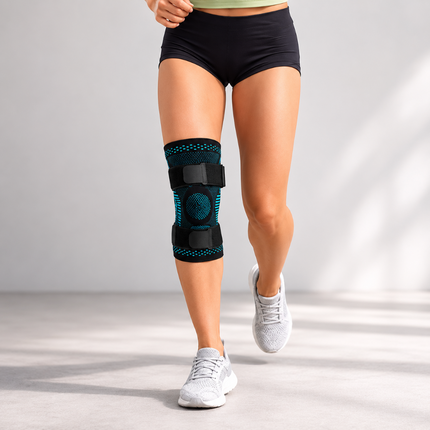 Knee Brace Compression Sleeve with Adjustable Support | Enhanced Stability for Sports and Daily Activities
