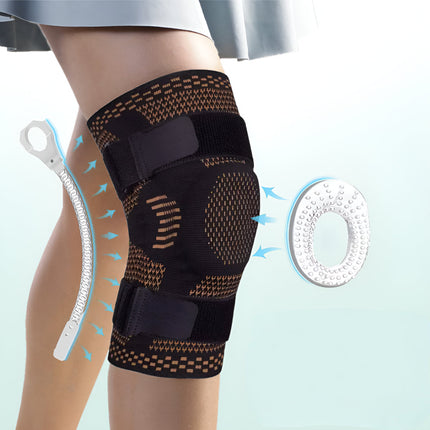 Knee Brace Compression Sleeve with Adjustable Support | Enhanced Stability for Sports and Daily Activities