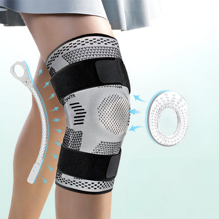 Knee Brace Compression Sleeve with Adjustable Support | Enhanced Stability for Sports and Daily Activities