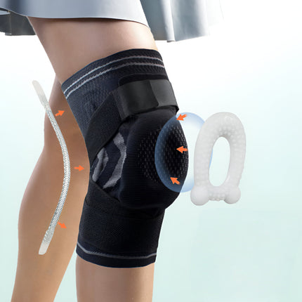 Knee Brace Compression Sleeve with Adjustable Support | Enhanced Stability for Sports and Daily Activities