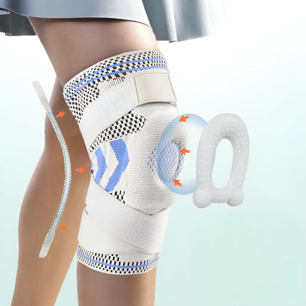 Knee Brace Compression Sleeve with Adjustable Support | Enhanced Stability for Sports and Daily Activities