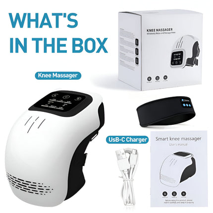 Electric Knee Massager with Adjustable Heated Compression | Lightweight Support for Daily Comfort