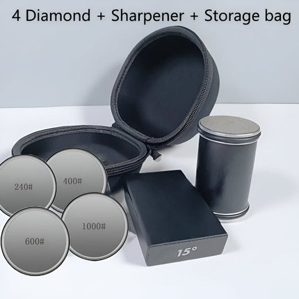 Knife Sharpener with Dual Angle Rolling Wheel Design | Quick and Efficient Blade Restoration for Kitchen Precision