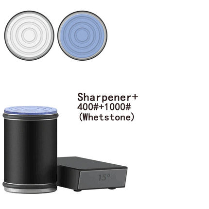 Knife Sharpener with Dual Angle Rolling Wheel Design | Quick and Efficient Blade Restoration for Kitchen Precision