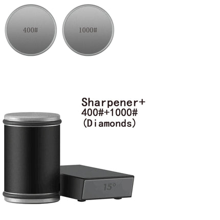 Knife Sharpener with Dual Angle Rolling Wheel Design | Quick and Efficient Blade Restoration for Kitchen Precision