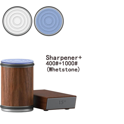 Knife Sharpener with Dual Angle Rolling Wheel Design | Quick and Efficient Blade Restoration for Kitchen Precision
