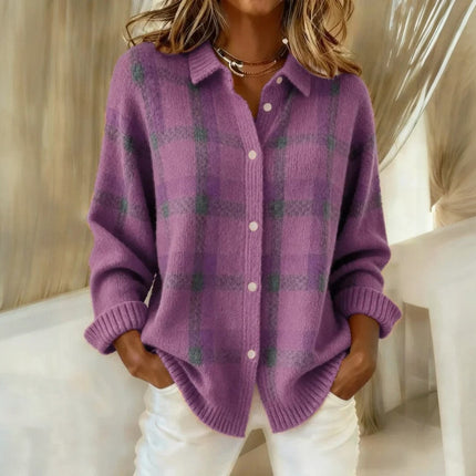 Oversized Casual Cardigan with Button Front | Comfortable Layering Top for Fall Fashion