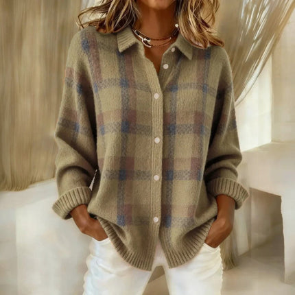 Oversized Casual Cardigan with Button Front | Comfortable Layering Top for Fall Fashion