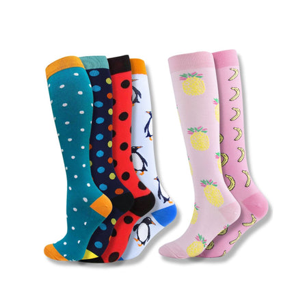 Women's Compression Socks with Knee High Support | Flexible Fit for Daily Movement and Travel