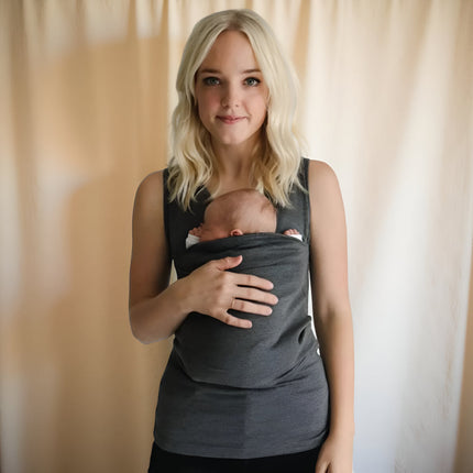 Ergonomic Baby Carrier Tee with Integrated Infant Pouch | Comfortable Hands-Free Parenting for Everyday Use