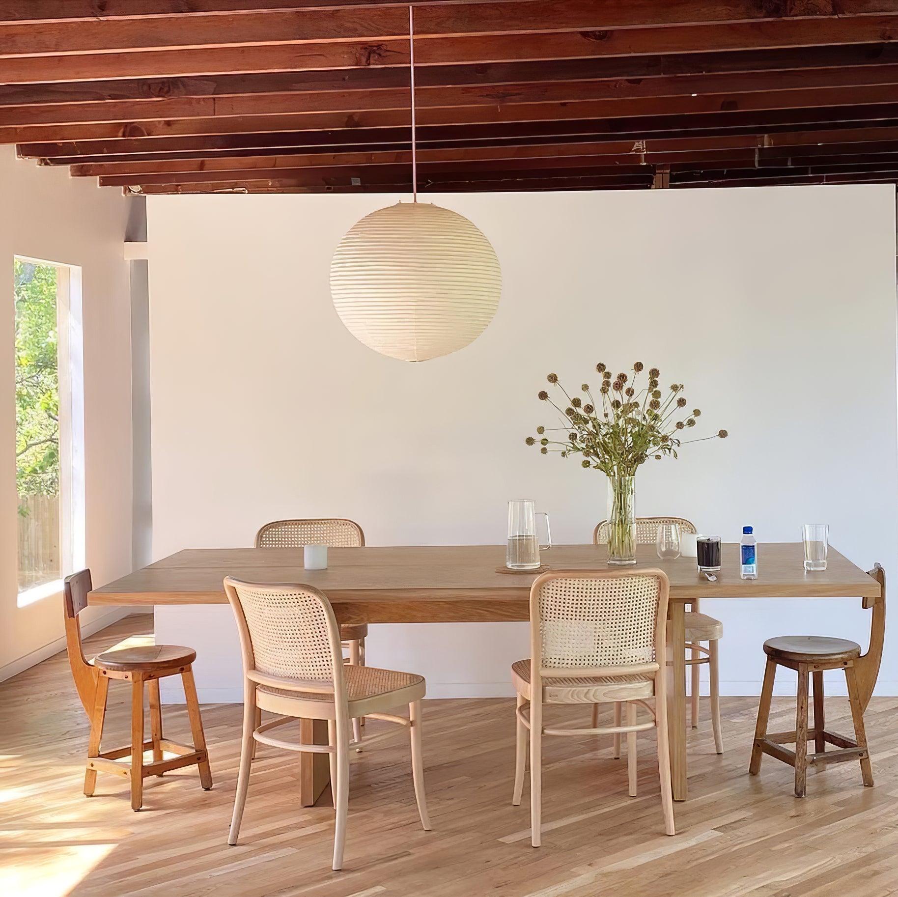 KumoLight | Stylish Contemporary Cotton Paper Pendant Lighting Fixture 7