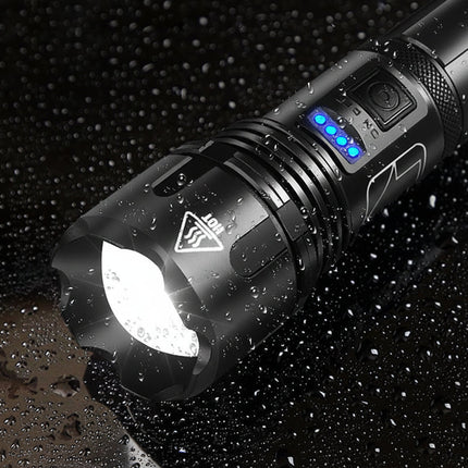 Rechargeable LED Flashlight with Adjustable Zoom | Durable Aluminum Torch for Bright Outdoor Lighting