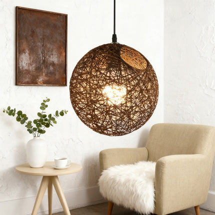 Rattan Pendant Lights, Modern Pendant Light for Living Room – image 15