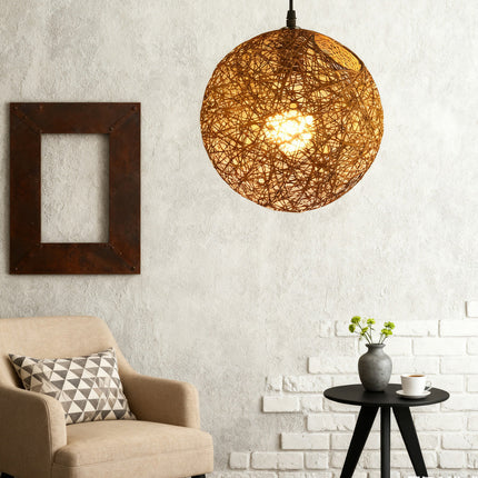 Rattan Pendant Lights, Modern Pendant Light for Living Room – image 24