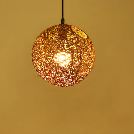 Rattan Pendant Lights, Modern Pendant Light for Living Room – image 36