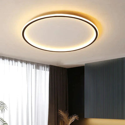 LED Ceiling Light with Dimmable Remote Control | Modern Round Design for Warm Ambiance in Any Room