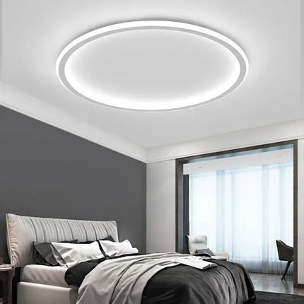 LED Ceiling Light with Dimmable Remote Control | Modern Round Design for Warm Ambiance in Any Room