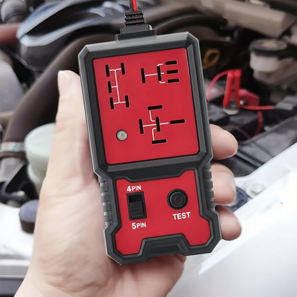 12V Car Battery Tester with LED Indicator | Quick Voltage Checks for Safe Vehicle Maintenance
