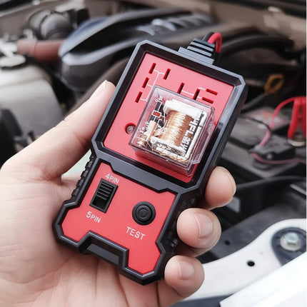 12V Car Battery Tester with LED Indicator | Quick Voltage Checks for Safe Vehicle Maintenance