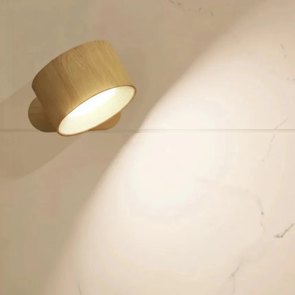 Cordless LED Wall Lamp with 360-Degree Rotation | Dimmable Lighting for Flexible Home Mood