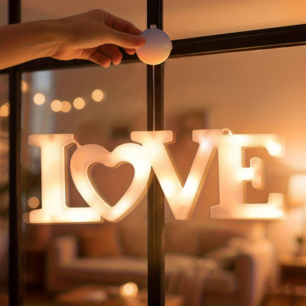 Heart LED Night Light for Cozy Home Decor | Battery Powered Design for Soft Ambient Glow