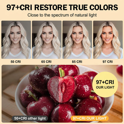 Clip-On LED Selfie Light with Adjustable Brightness | Perfect Lighting for Photos and Videos