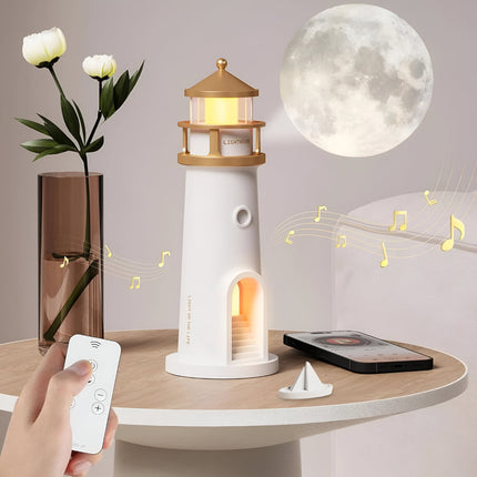 Moonlight Projection Lamp with Adjustable Brightness & Remote Control | Relaxing Ambiance for Bedrooms and Nurseries