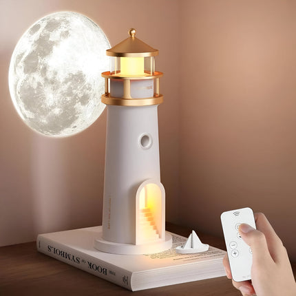 Moonlight Projection Lamp with Adjustable Brightness & Remote Control | Relaxing Ambiance for Bedrooms and Nurseries