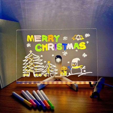 LED Drawing Board for Kids with Reusable Markers | Creative Light-Up Surface for Imaginative Art and Learning