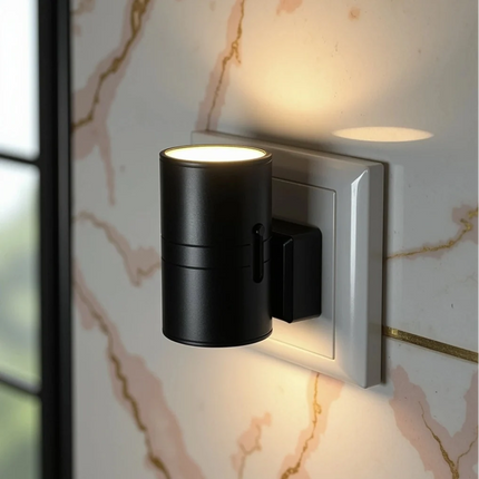 LED Night Light with Dimmable Warm White Glow | Automatic Dusk-to-Dawn Sensor for Safe Navigation 0