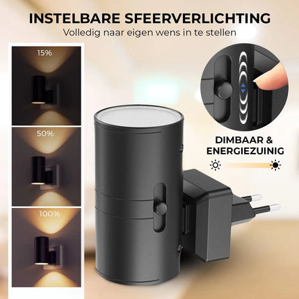 LED Night Light with Dimmable Warm White Glow | Automatic Dusk-to-Dawn Sensor for Safe Navigation 1