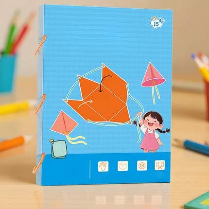 3D Geometry Puzzle Activity Kit for Kids with Hands-On Learning | Enhance Shape Recognition and Creative Play