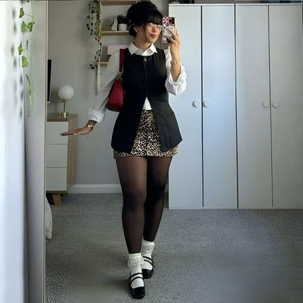 Thermal Leggings with Sheer Tights Look | High Waist Design for Warm Winter Wear
