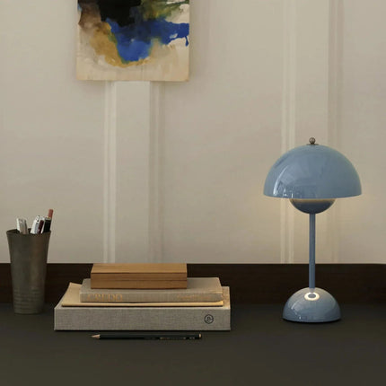 Mushroom LED Table Lamp with Touch Control & Stepless Dimming | Scandinavian Design for Cozy Home Ambiance