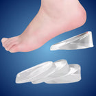 Height Increase Shoe Inserts, Gel Heel Lift Inserts for Men and Women, Shoe Lifts with Shock Absorbing Heel Cushion