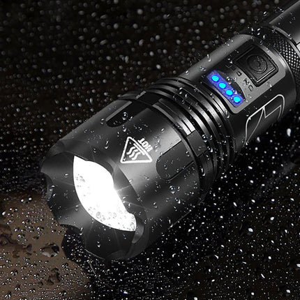 Rechargeable Flashlight 12000 Lumens, Waterproof High Lumen Flashlight for Camping – image 4