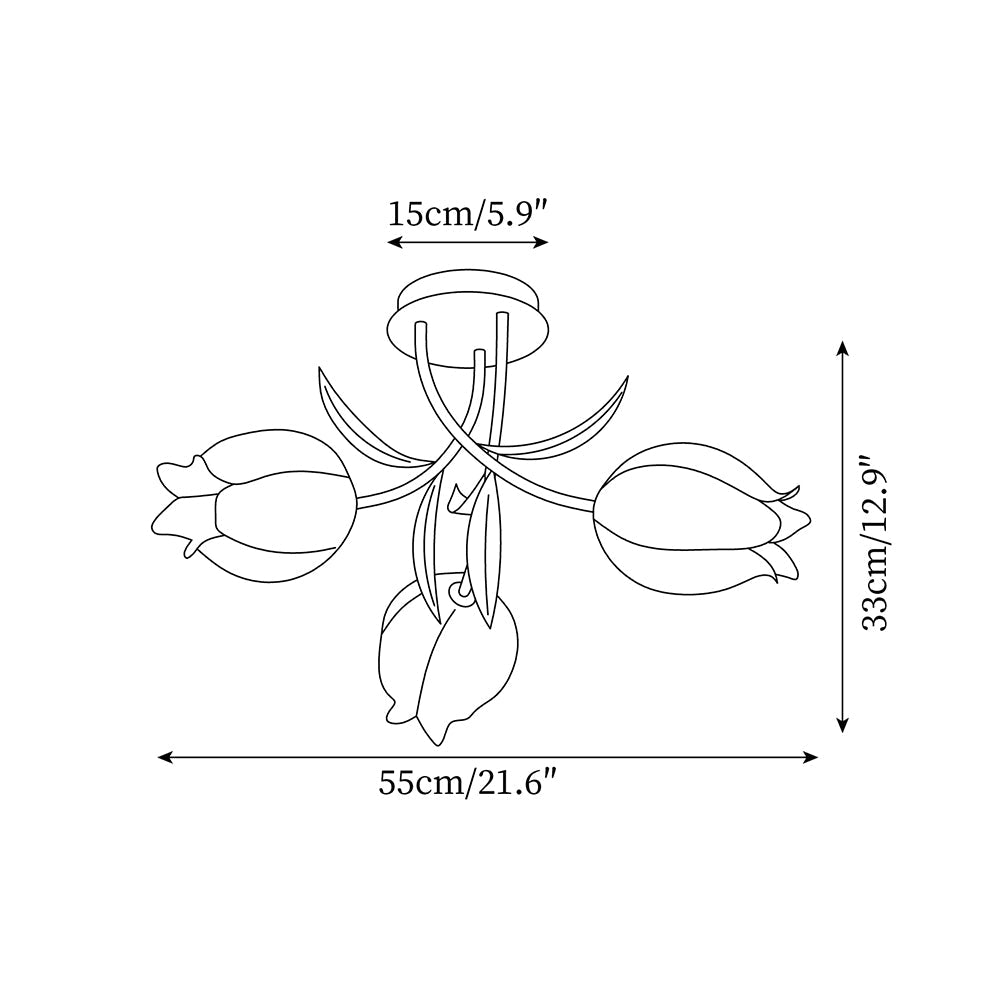 Luminara | Modern Elegant Flush Mount Ceiling Light Fixture 5