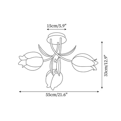 Luminara | Modern Elegant Flush Mount Ceiling Light Fixture 5