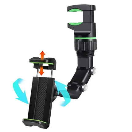 Phone Holder for Car Rearview Mirror with Adjustable Clip | Secure & Convenient Access