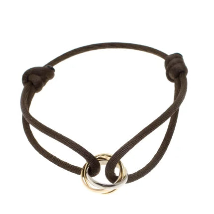 Rose Gold Charm Bracelet with Infinity Symbol, Minimalist String Bracelet – image 4