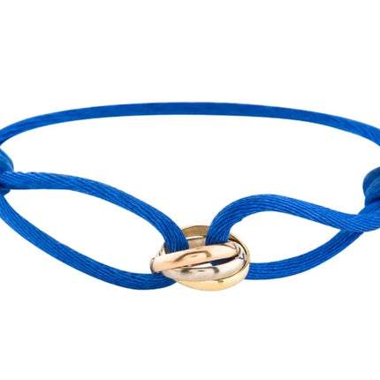 Rose Gold Charm Bracelet with Infinity Symbol, Minimalist String Bracelet – image 16