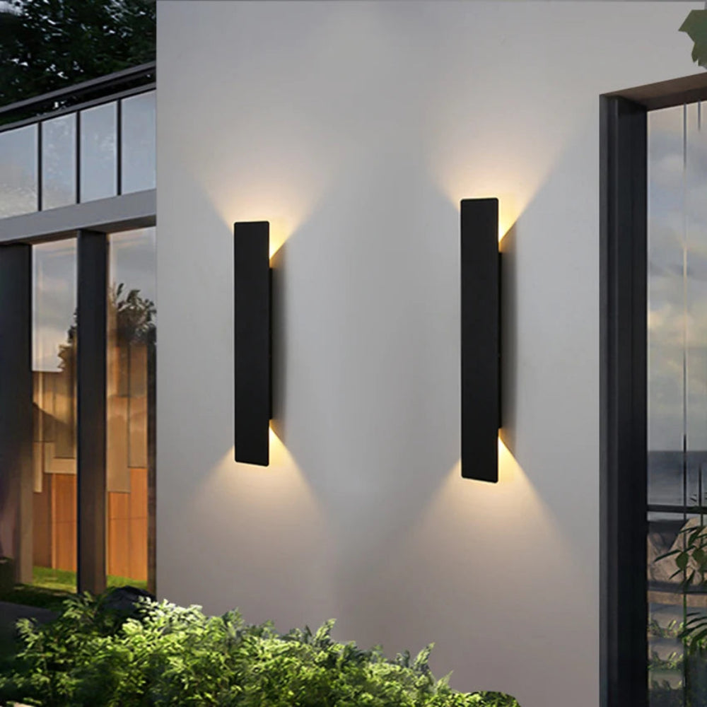 LuxeLite | Waterproof Outdoor Wall Lamp with Up Down Lighting | Durable Aluminum Design for Elegant Ambiance 0
